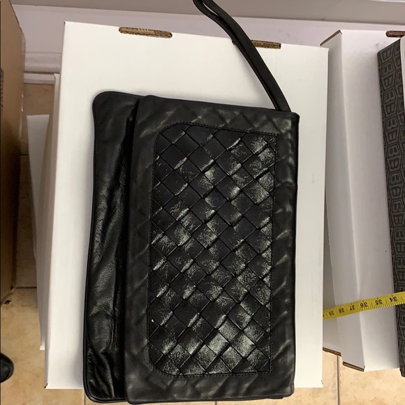 Black leather clutch - Picture 6 of 6